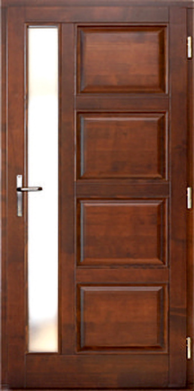 Dávid - Borovi fenyő bejárati ajtó (K)