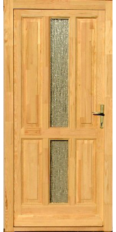 Eger - Borovi fenyő bejárati ajtó (D)