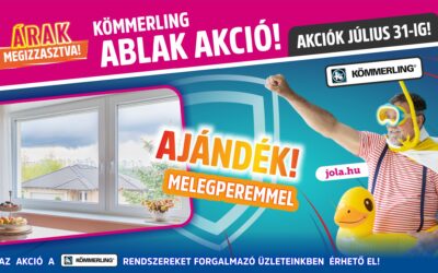 ABLAK AKCIÓ – MELEGPEREM AJÁNDÉKBA, JÚLIUSBAN!