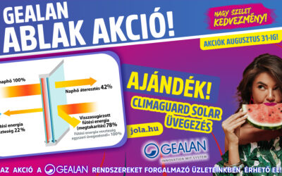 ABLAK AKCIÓ – ClimaGuard Solar üvegezés AJÁNDÉKBA