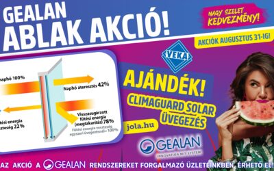 ABLAK AKCIÓ – ClimaGuard Solar üvegezés AJÁNDÉKBA