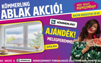 ABLAK AKCIÓ – MELEGPEREM AJÁNDÉKBA, AUGUSZTUSBAN!
