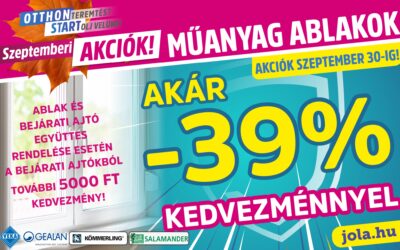 Műanyag ablakok akcióban!