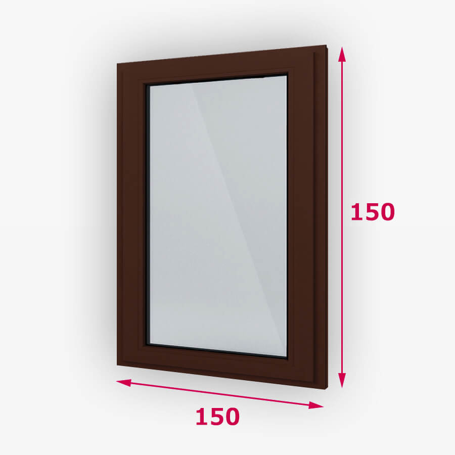 Fix fa ablak 150x150cm