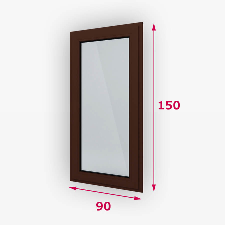 Fix fa ablak 90x150cm