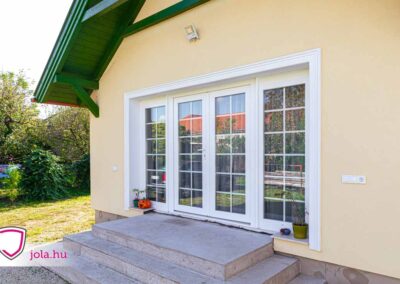 Gealan S8000 ablaküvegfal és teraszajtó Pápán