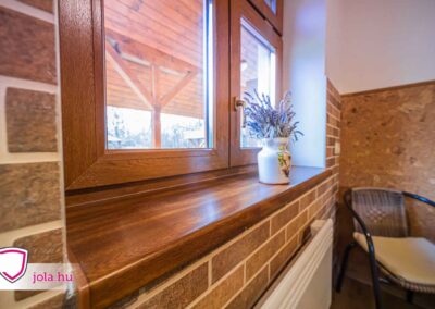 Veka 76MD műanyag ablak DÜFA CM 671 színnel, 3 rétegű üvegezéssel