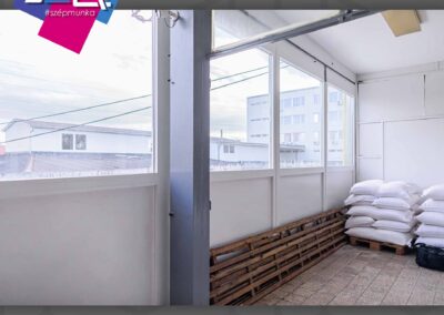 Gealan Linear függönyfal beépítés Budapest Újpesten