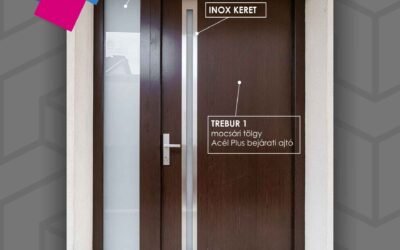 Trebur 1 acél Plus bejárati ajtó – nagykanizsai munkánk