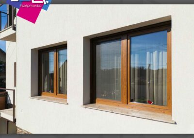 Aranytölgy ablakcsere Dunaújvárosban, modern homlokzati nyílászárókkal