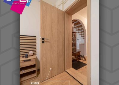 Kisbér natúr hickory Basic CPL beltéri ajtó Nagykanizsán