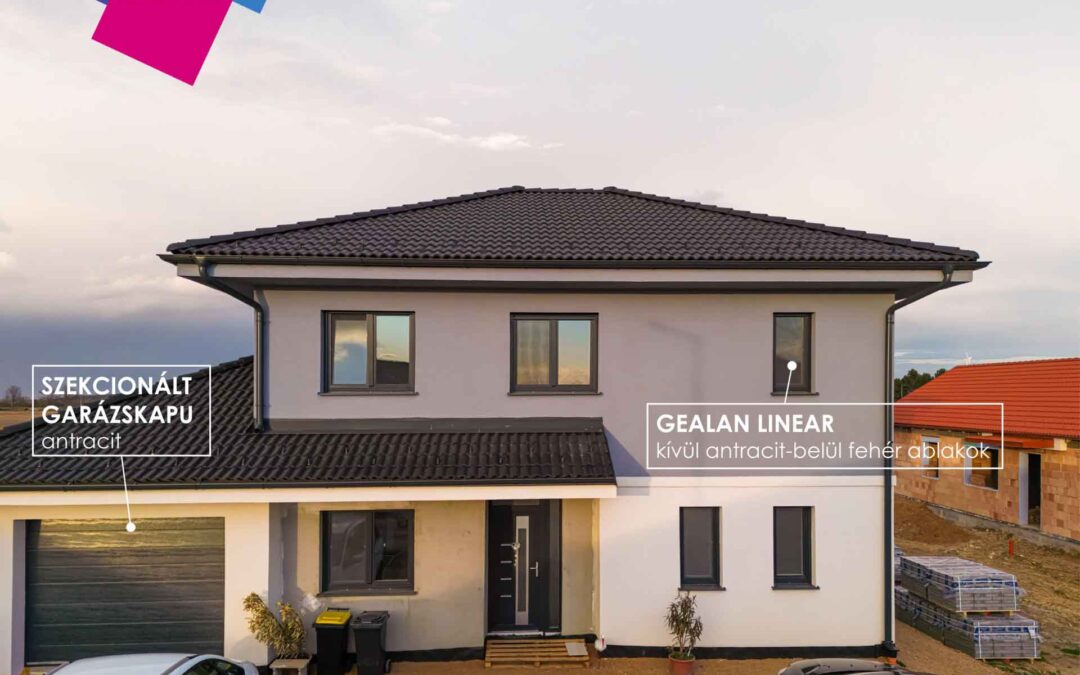 Favorite Gealan-D bejárati ajtó, Gealan Linear ablakok – sopronkövesdi munkánk