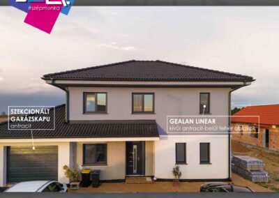 Favorite Gealan-D bejárati ajtó és Gealan Linear ablakok Sopronkövesden