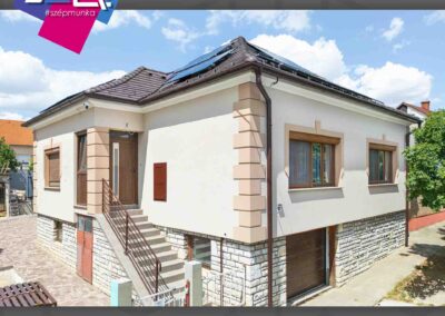 Dió bejárati ajtó és toló-bukó erkélyajtó Paks