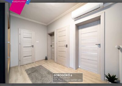 Szürke juhar prémium CPL Plus Dobogókő 6 beltéri ajtó Kaposváron, modern stílusban