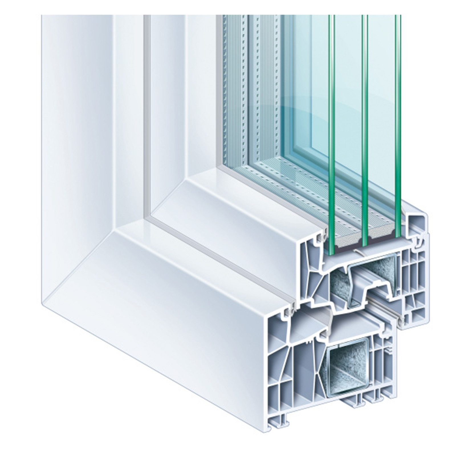 Kömmerling műanyag ablak Premium 88MD profilrendszer Kömmerling műanyag ablak Premium 88MD profilrendszer