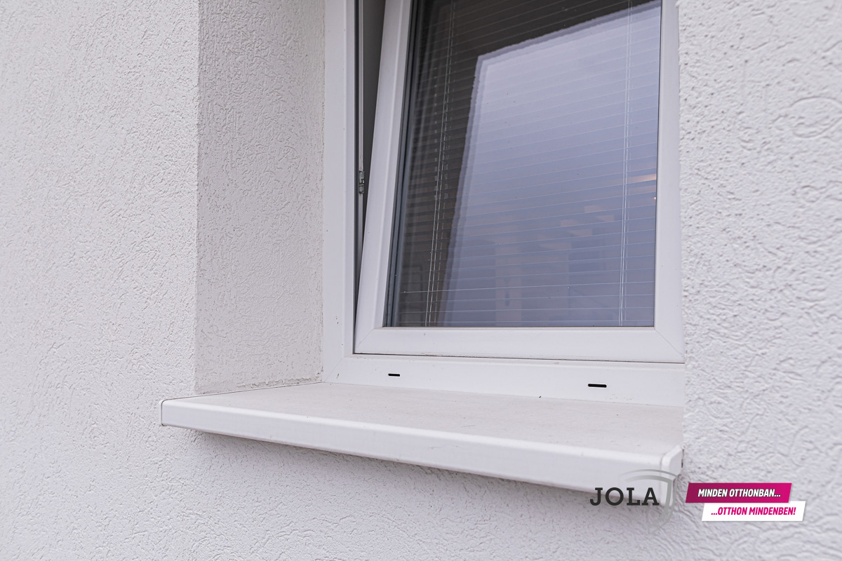 A párkányelőkészítés a párkány helye