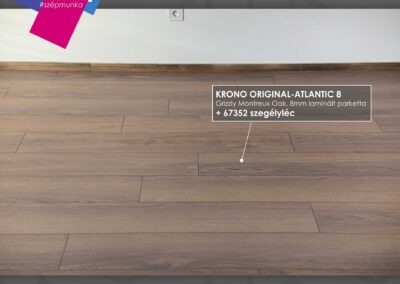 Krono Grizzly Montreux Oak laminált padló és szegélyléc Székesfehérváron