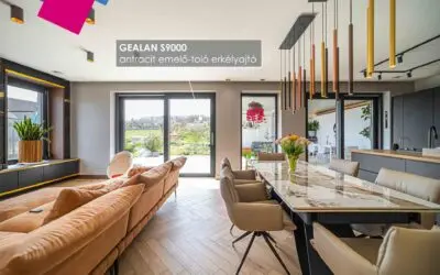 Antracit ablakokat, emelő-toló erkélyajtó – paksi munkánk