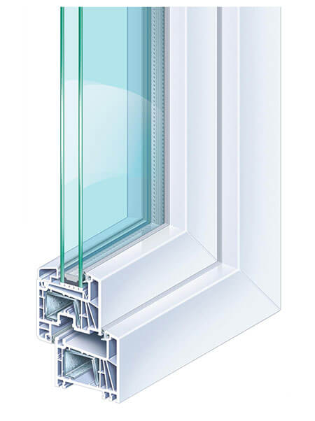 Műanyag ablak - 2 rétegű üveg, üveglap, üvegezés