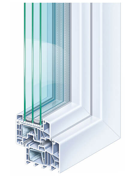 3 rétegű Műanyag ablak - üveg, üveglap, üvegezés