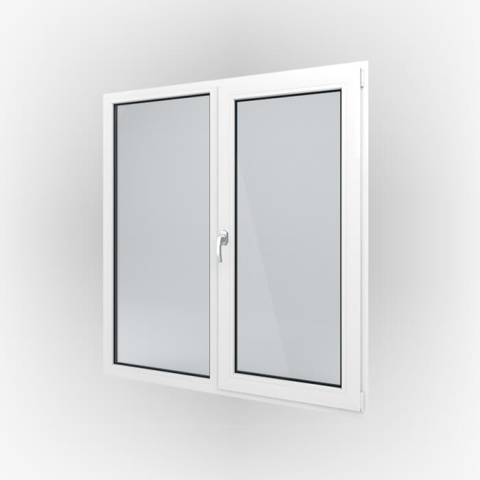 Kétszárnyú középen felnyíló műanyag ablak