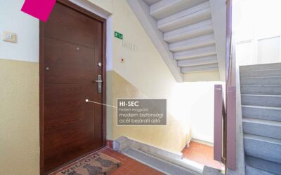 HI-SEC acél bejárati ajtó – győri munkánk