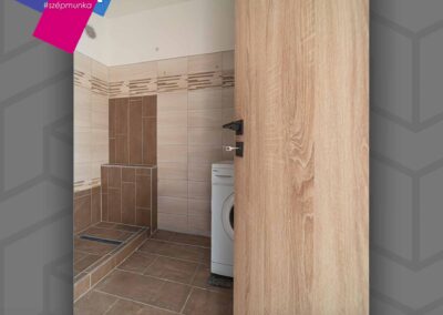 Beltéri ajtó Kisbér típus, északi tölgy szín, győri munka