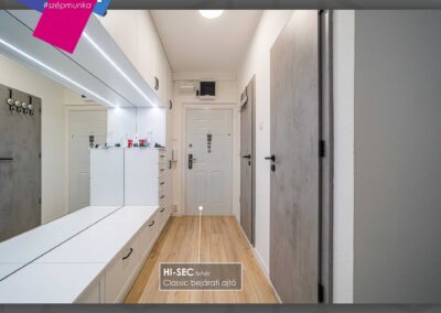 Fehér HiSec Classic acél bejárati ajtó és ablak Budapesten