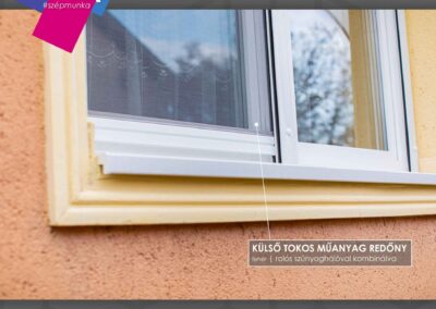 Gealan Linear ablak és kombi redőny szúnyoghálóval Veszprémben, JOLA kivitelezés