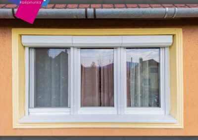 Gealan Linear 3 rétegű ablak kombi redőnnyel Veszprémben, JOLA kivitelezés