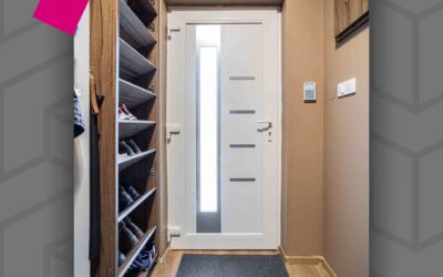 Üveges műanyag bejárati ajtó – szigethalmi munkánk