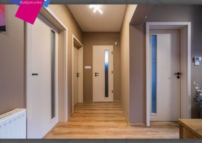 Gealan Linear üveges bejárati ajtó Szigethalmon, In-24 panellel