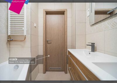 Kisbér Tónsberg Tölgy CPL beltéri ajtó, zalaegerszegi kivitelezés