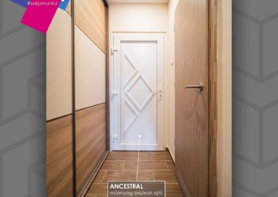 Ancestral műanyag bejárati ajtó fehér, VEKA profil, Zalaegerszeg