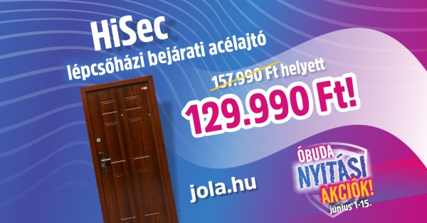 ÓBUDA Nyitási AKCIÓK – június 1-15.!