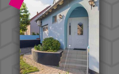 Gealan Linear Neptun bejárati ajtó – győri munkánk