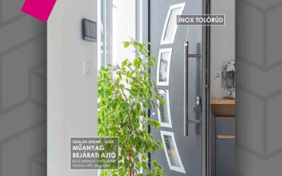 Gealan Linear műanyag bejárati ajtó – soproni munkánk