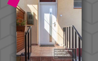 Műanyag bejárati ajtó – érdi munkánk